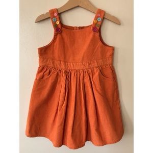 Gymboree • 3T • Orange Corduroy Toddler Dress